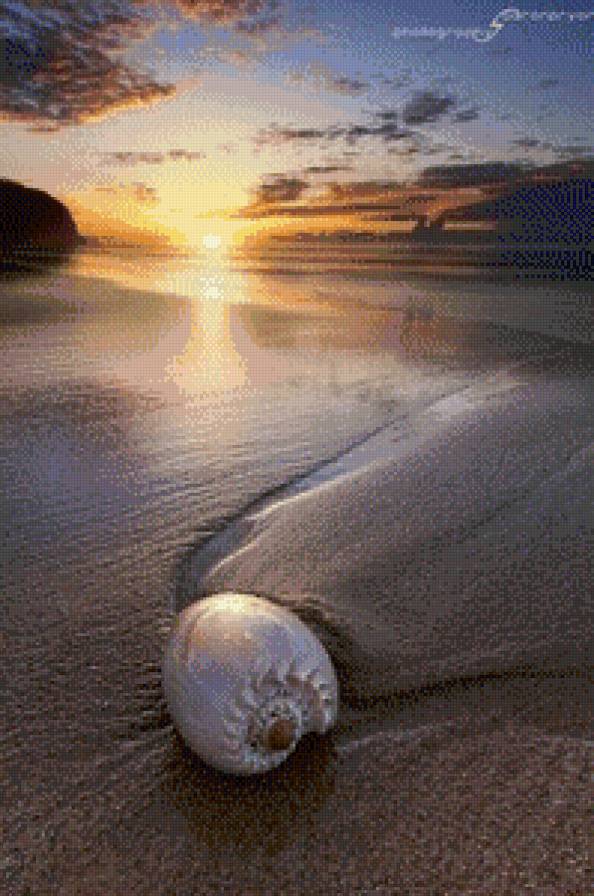 Отражение - море - предпросмотр