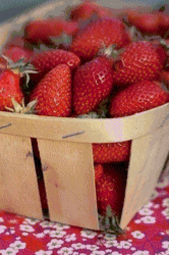 Кусочек лета - десерт, клубника - предпросмотр