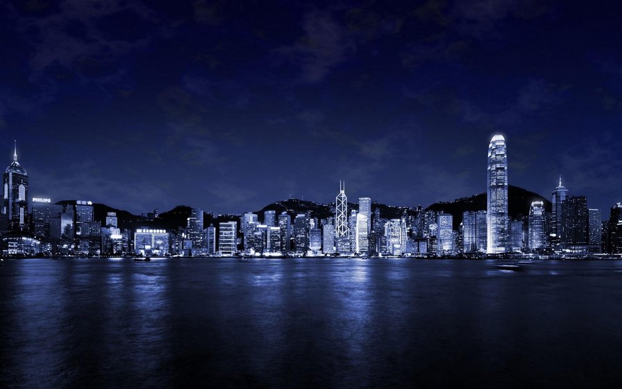 Ночной город - оригинал