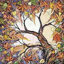 Схема вышивки «клен»