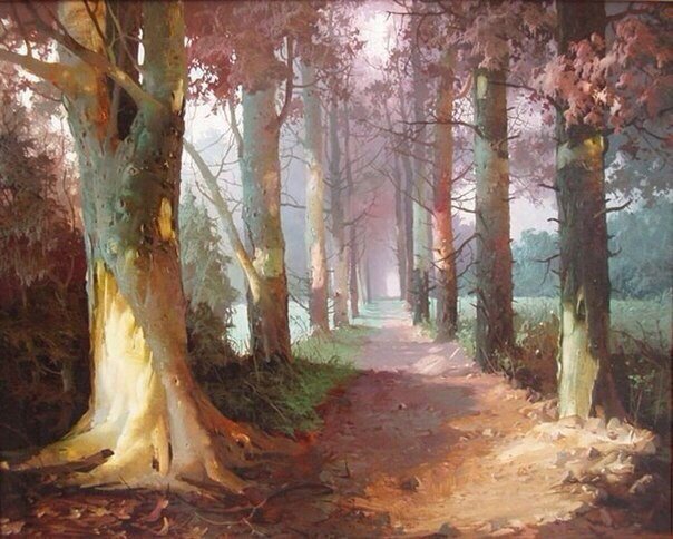 Лес, Виктор Быков - лес, виктор быков, живопись - оригинал