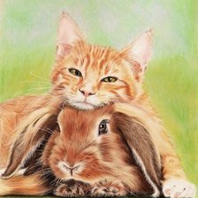 Схема вышивки «Друзья»