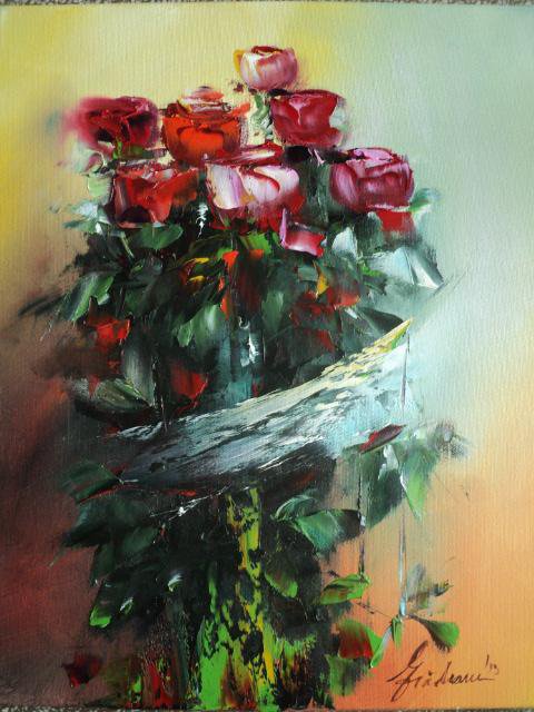 Nelu Gradeanu-Roze - kwiaty, roze - оригинал