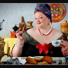 у самовара я и моя дуся