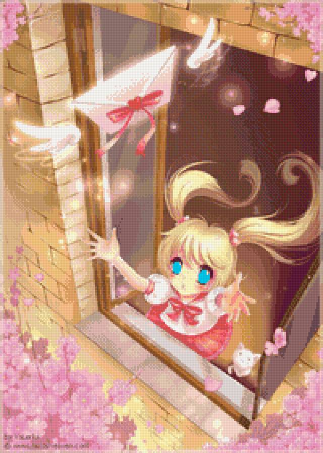 Валентинка 2 - письмо, девушка, любовь - предпросмотр