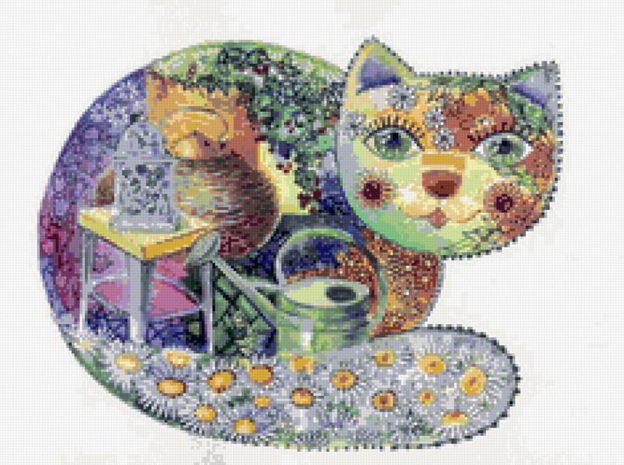 Кошка-садовница - предпросмотр