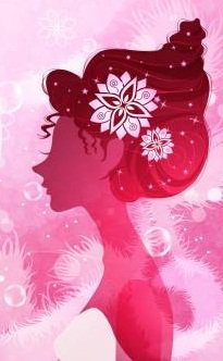 Профиль в розовом - оригинал