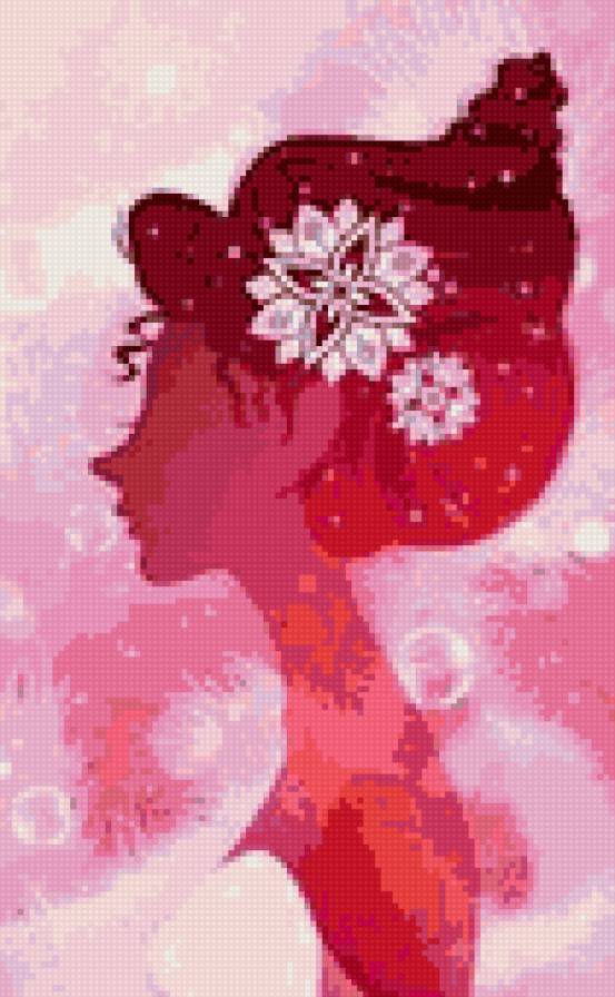 Профиль в розовом - предпросмотр