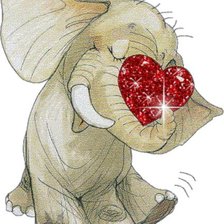 Схема вышивки «Слоник»