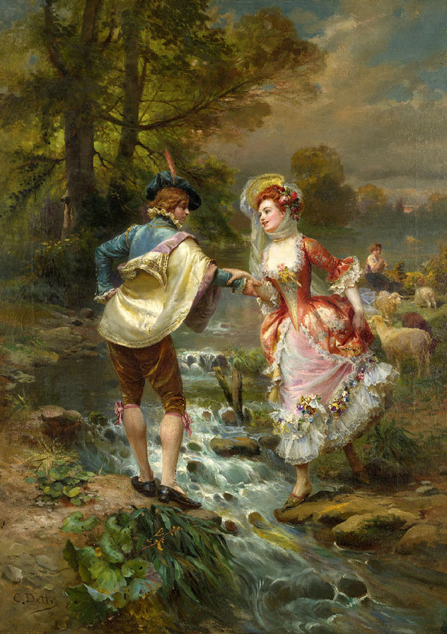 галантность - картина - оригинал