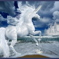 Схема вышивки «Единорог1»