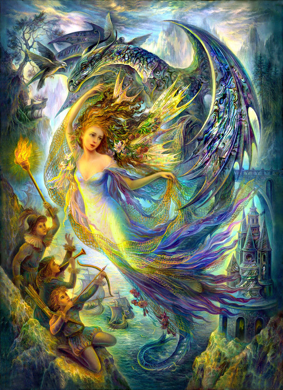 картина - девушка, красота.фентези - оригинал