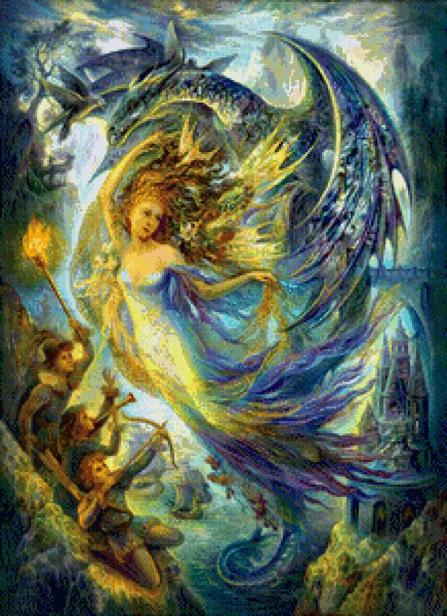 картина - красота.фентези, девушка - предпросмотр