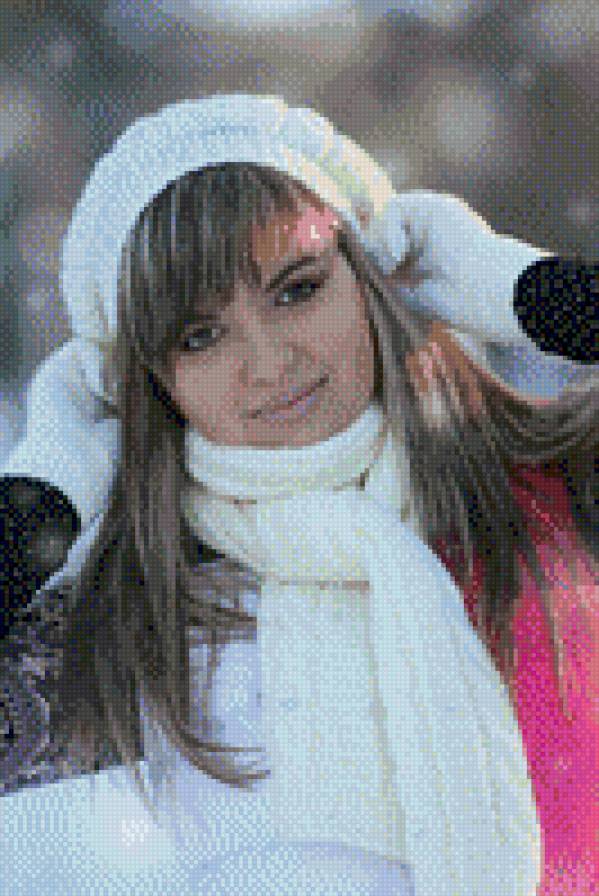 девушка зимой - девушка, тепло - предпросмотр