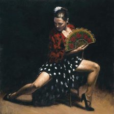 Схема вышивки «Танцовщица.Фабиан Перез»
