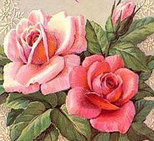 Схема вышивки «кар роз»