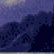 Предпросмотр схемы вышивки «ночной пейзаж» (№581151)