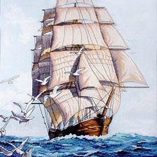 Оригинал схемы вышивки «кораб» (№581293)