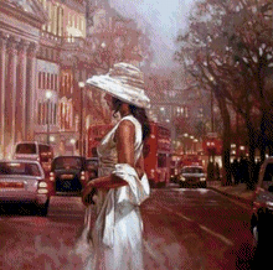 №581356 - марк спейн, вечер, город, девушка - предпросмотр