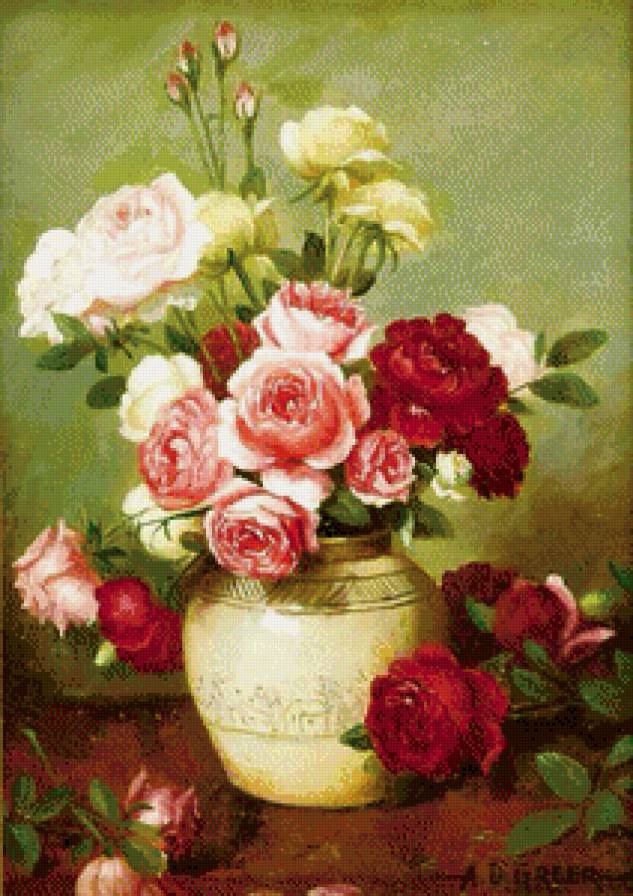 №581413 - розы, букет, цветы - предпросмотр
