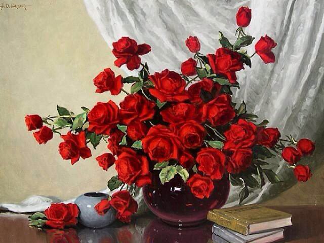 №581415 - букет, розы, цветы - оригинал