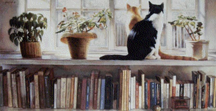 Кошки.Стив Хэнкс - живопись, стив хэнкс, кошки - предпросмотр