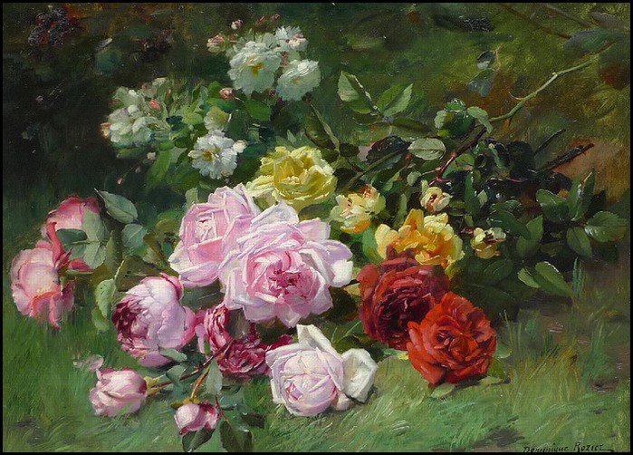 Dominik Rozier - roze w malarstwie - оригинал