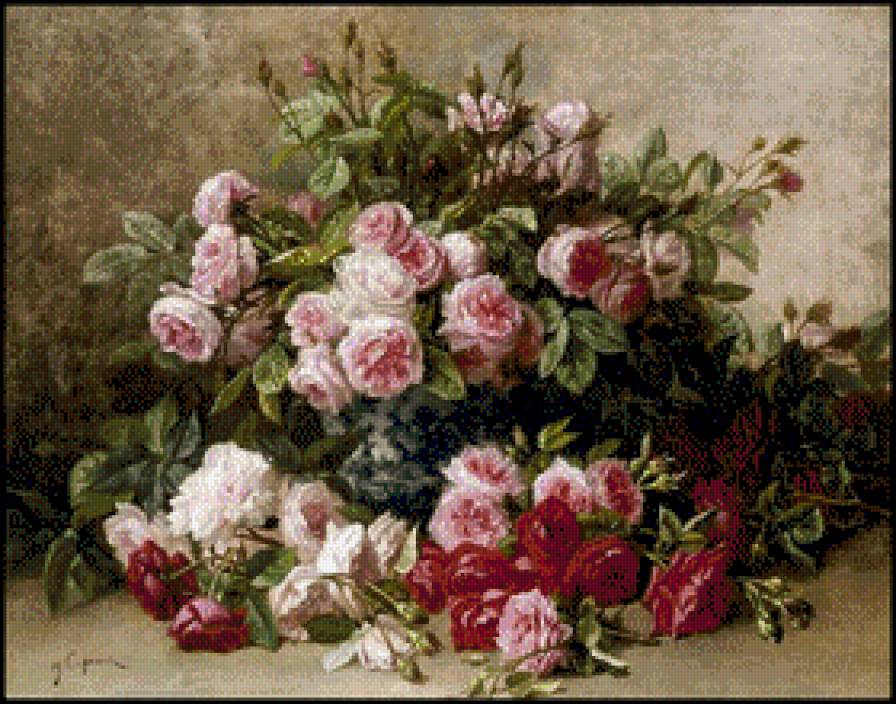 Jean Capeinick - roze w malarstwie - предпросмотр