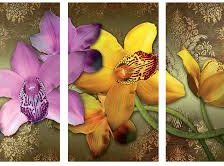 Оригинал схемы вышивки «Орхидеи» (№582203)