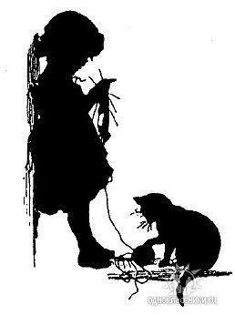 доча и кошка - оригинал