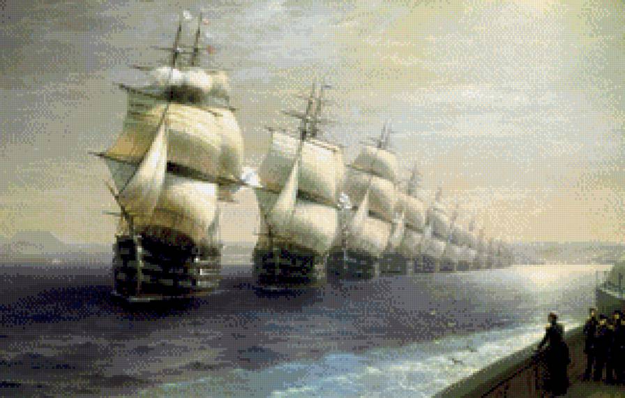 Флот - флот, море, парус, корабль - предпросмотр