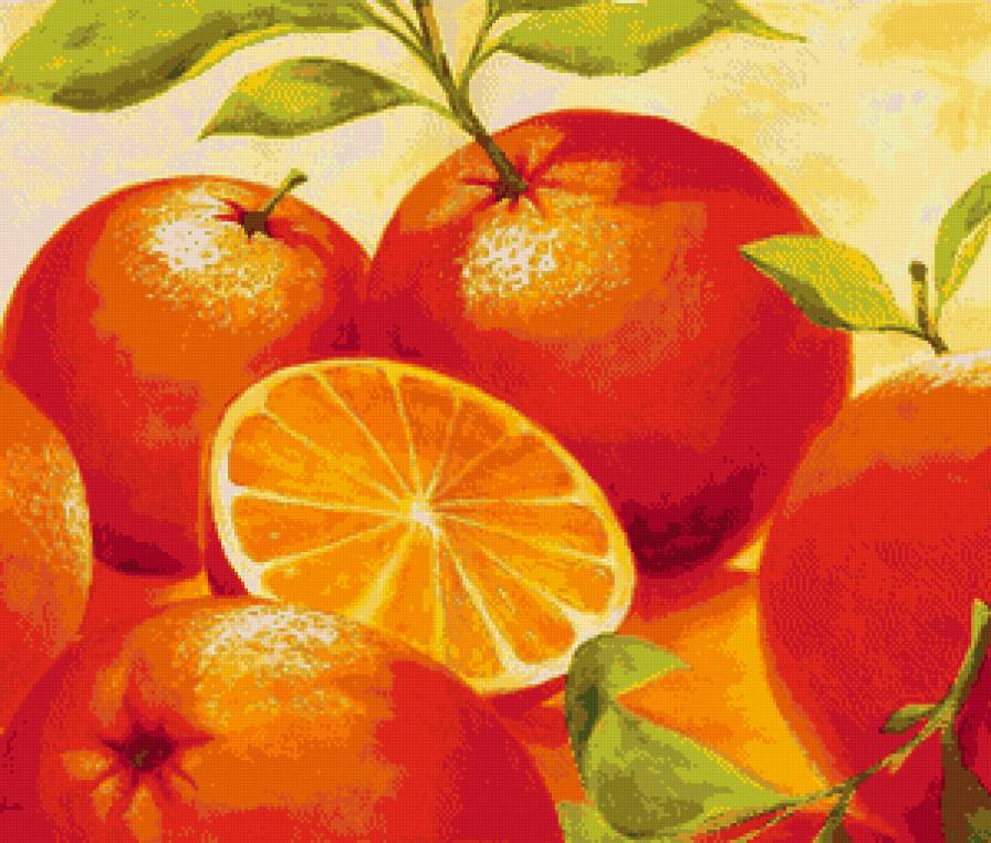 сочный апельсин - фрукты, кухня, пано, ягоды - предпросмотр