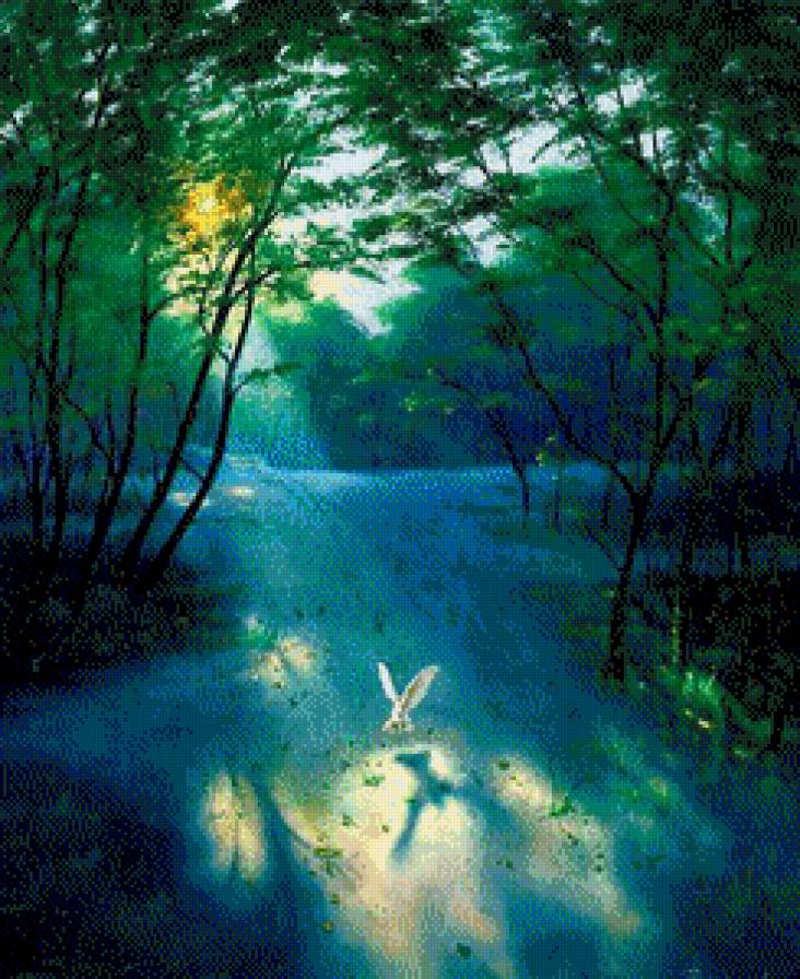 Утро.Джим Уоррен - джим уоррен, живопись - предпросмотр