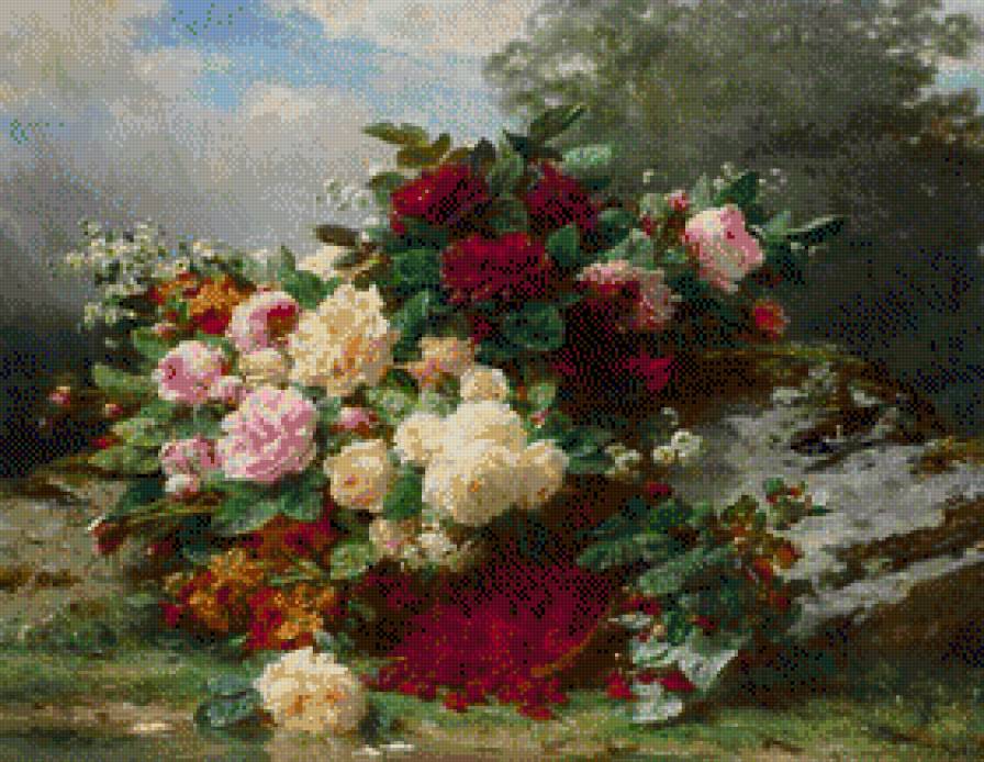 Jean Baptiste Robie - roze w malarstwie - предпросмотр