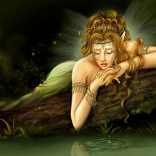 Схема вышивки «Девушка»