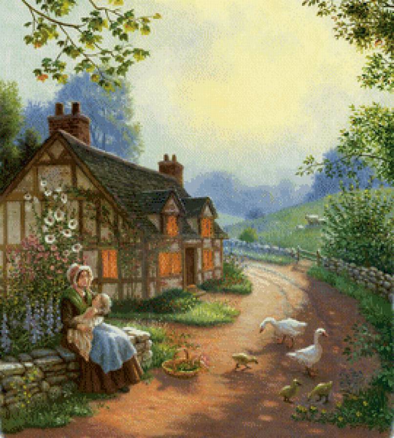 серия "мамы" - женщины.дети.гуси.дом - предпросмотр