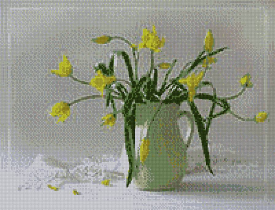 ХРУПКИЕ ЦВЕТЫ - вазы.натюрморт, цветы - предпросмотр