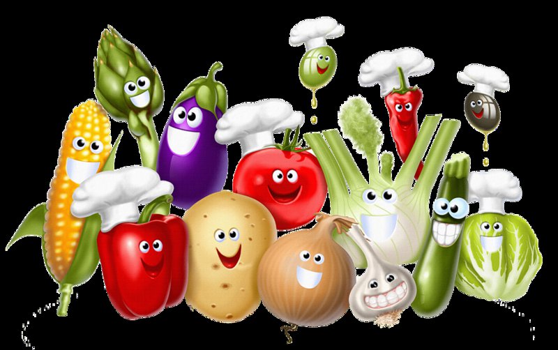 весёлые овоши - перчик, овощи, баклажан, помидор, чеснок, веселье, капуста, кукуруца - оригинал