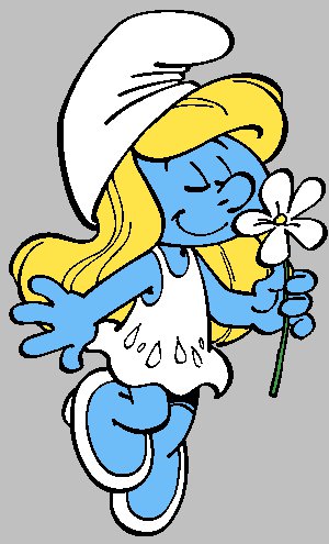 Смурфетта - смурфетта, смурфики - оригинал