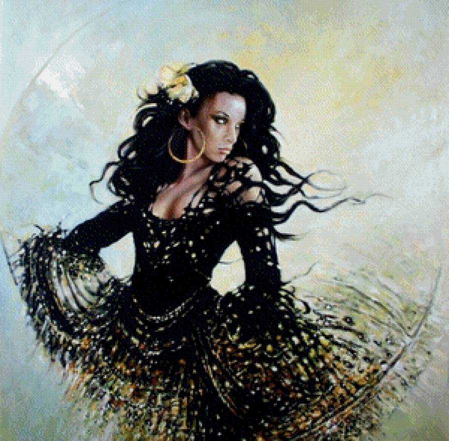 Красота женщины - женщина, цыганка - предпросмотр