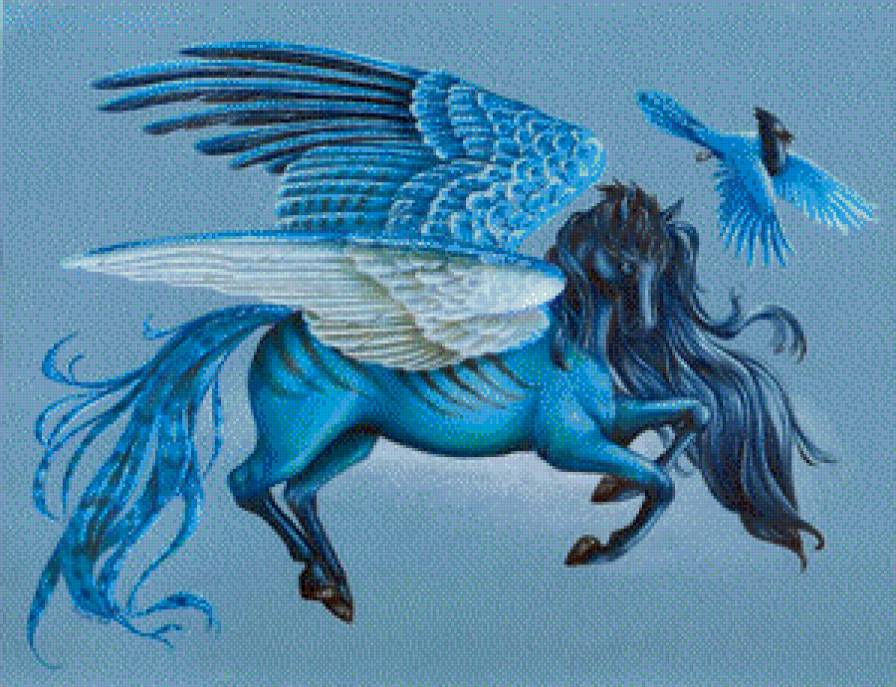 Пегас - пегас, фэнтези, конь - предпросмотр