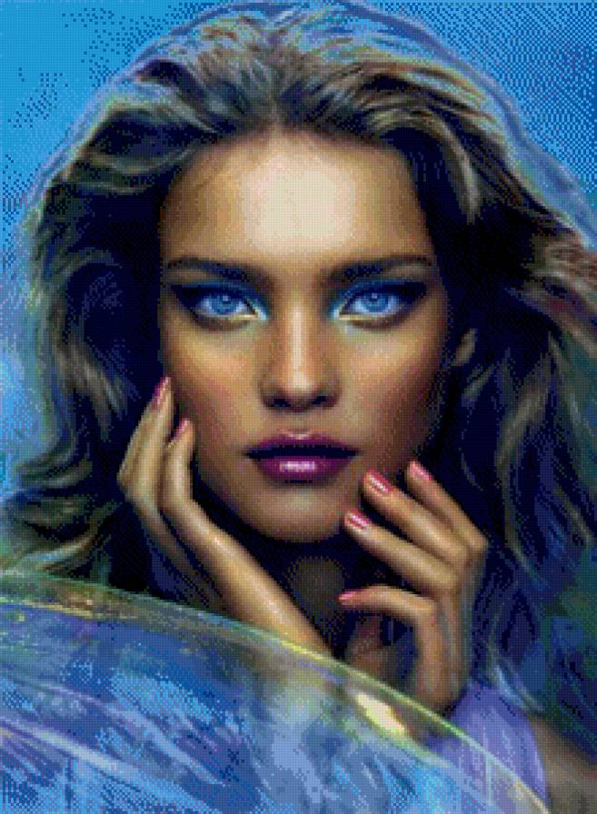 лицо ангела - девушка, красавица, портрет - предпросмотр