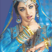 Схема вышивки «индианки»