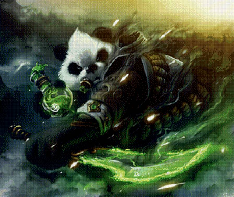 Пандарен - панда, фэнтази, warcraft, world of warcraft, вов - предпросмотр