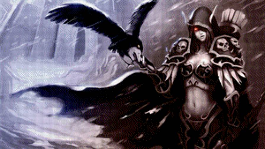 Сильвана - вов, фэнтази, warcraft, эльф, world of warcraft - предпросмотр