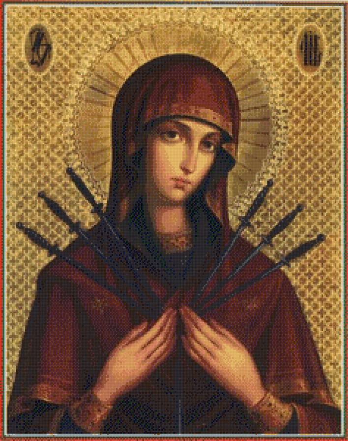 Семистрельная икона божьей матери - оригинал