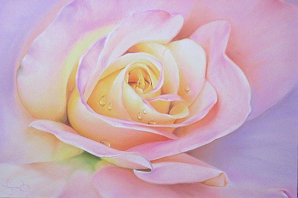 Розы.Лучков Василий - розы, живопись, акварель, лучков василий, цветы - оригинал