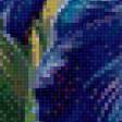 Предпросмотр схемы вышивки «синие ирисы» (№585284)