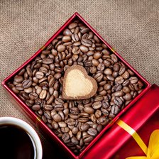 Схема вышивки «кофейная любовь»