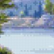 Предпросмотр схемы вышивки «Домик у реки» (№585947)